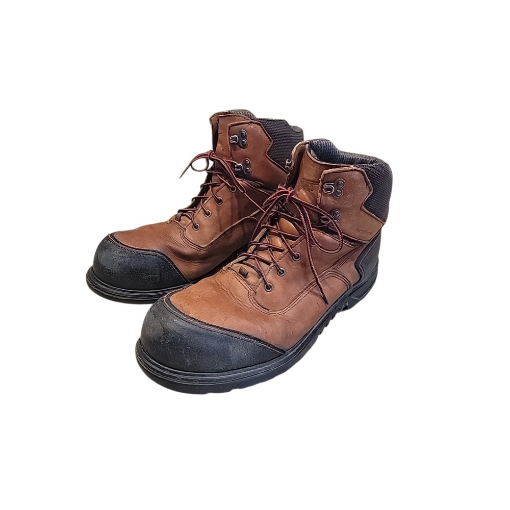 RED WING Brown Boots Steel Toe ASTM F2413-11 2403 Men's US 13.  Made In USA
